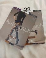 جوراب ساق بلند شیشه‌ای گیپوردار Autograph